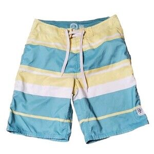 Life Is Good Mens Size 30 Swim Trunks Striped
